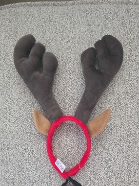 Outward Hound Reindeer Antler Dog Headband
